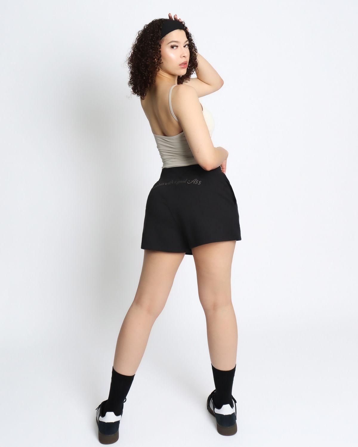 쿨시스(COOLSIS) CS COTTON WIDE SHORTS-051 (BLACK)