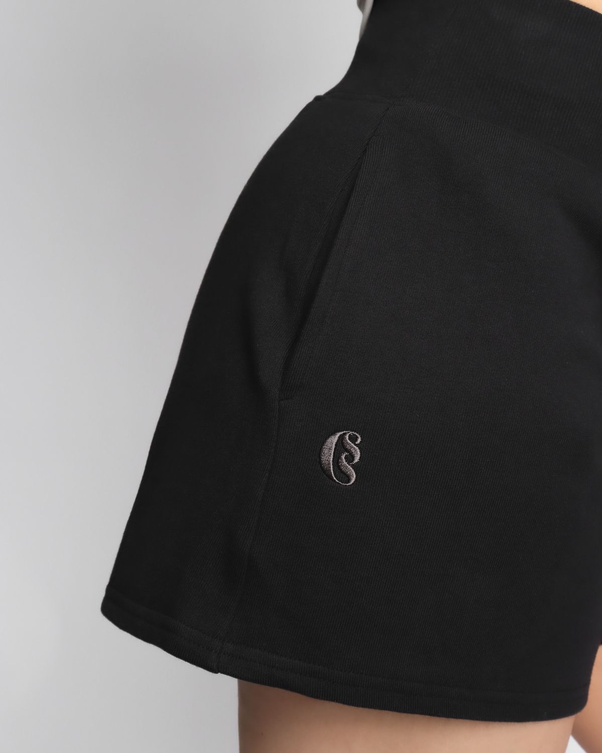 쿨시스(COOLSIS) CS COTTON WIDE SHORTS-051 (BLACK)
