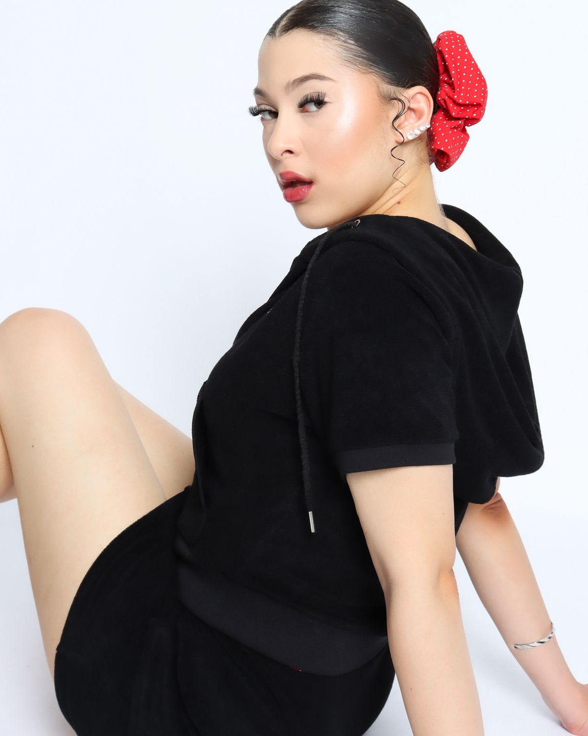 쿨시스(COOLSIS) CS SOFT TERRY HOODIE ZIP-016 (BLACK)