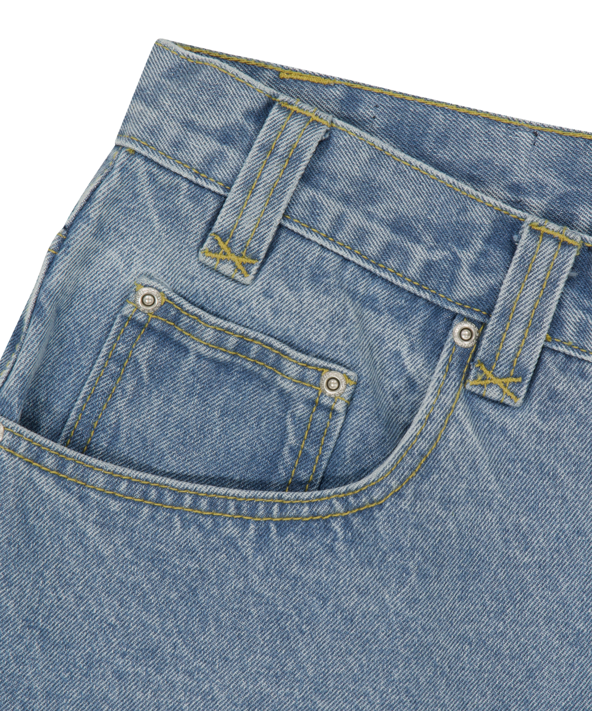 위캔더스(WKNDRS) TRIO DENIM SHORTS (L.DENIM)