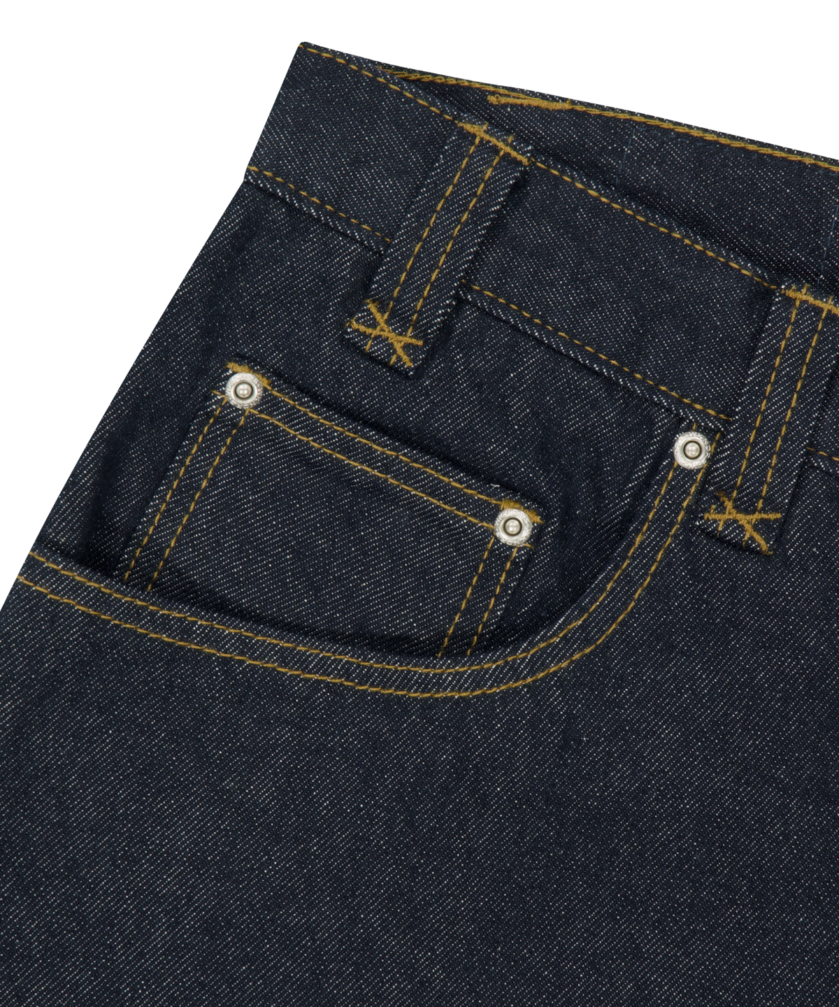 위캔더스(WKNDRS) TRIO DENIM SHORTS (D.BLUE)