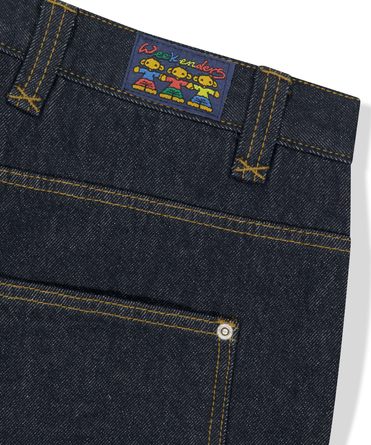 위캔더스(WKNDRS) TRIO DENIM SHORTS (D.BLUE)