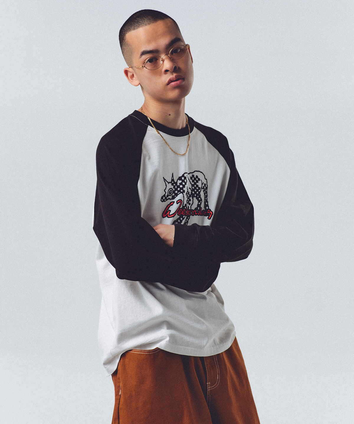 위캔더스(WKNDRS) GOOD DOG LS T-SHIRT (BLACK)