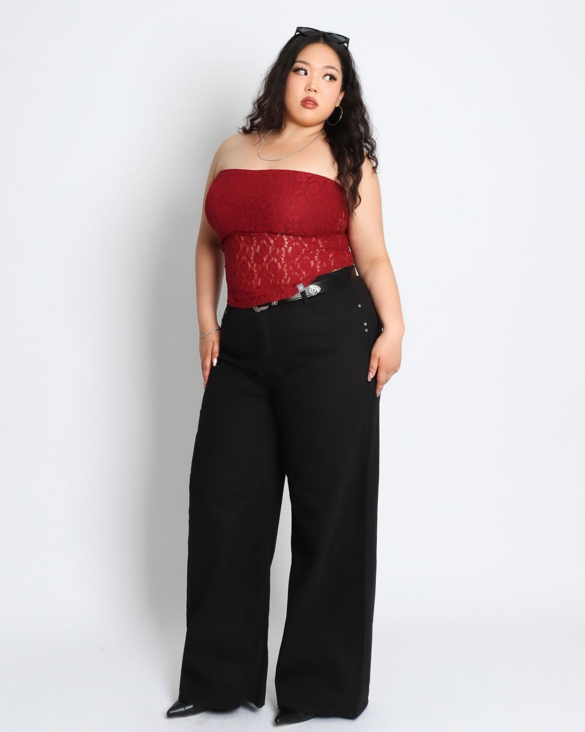 쿨시스(COOLSIS) CS LACE TANK TOP-048 (RED)