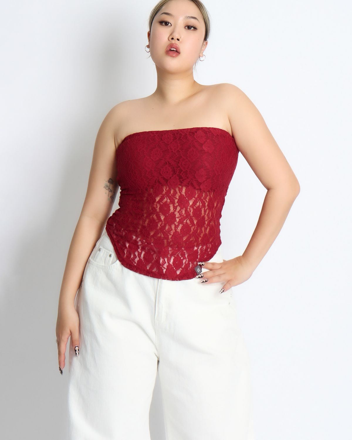 쿨시스(COOLSIS) CS LACE TANK TOP-048 (RED)