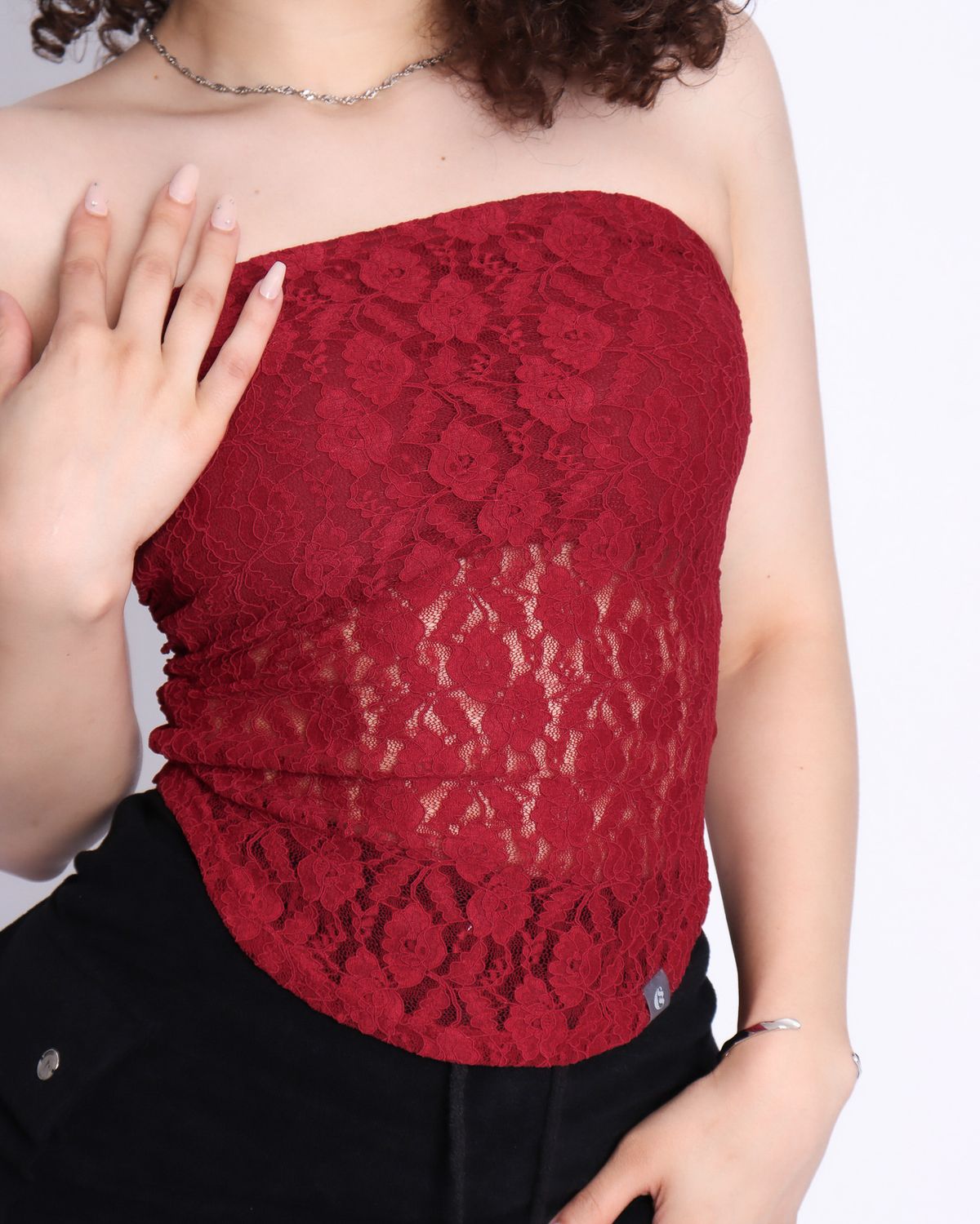 쿨시스(COOLSIS) CS LACE TANK TOP-048 (RED)