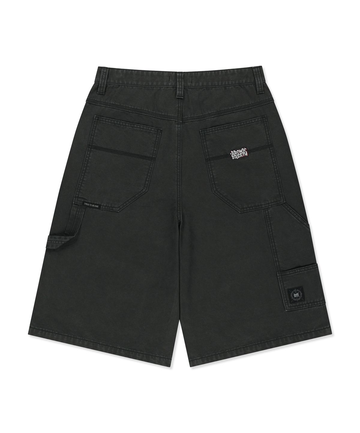 브라운브레스(BROWNBREATH) CARPENTER PIGMENT SHORTS - CHARCOAL