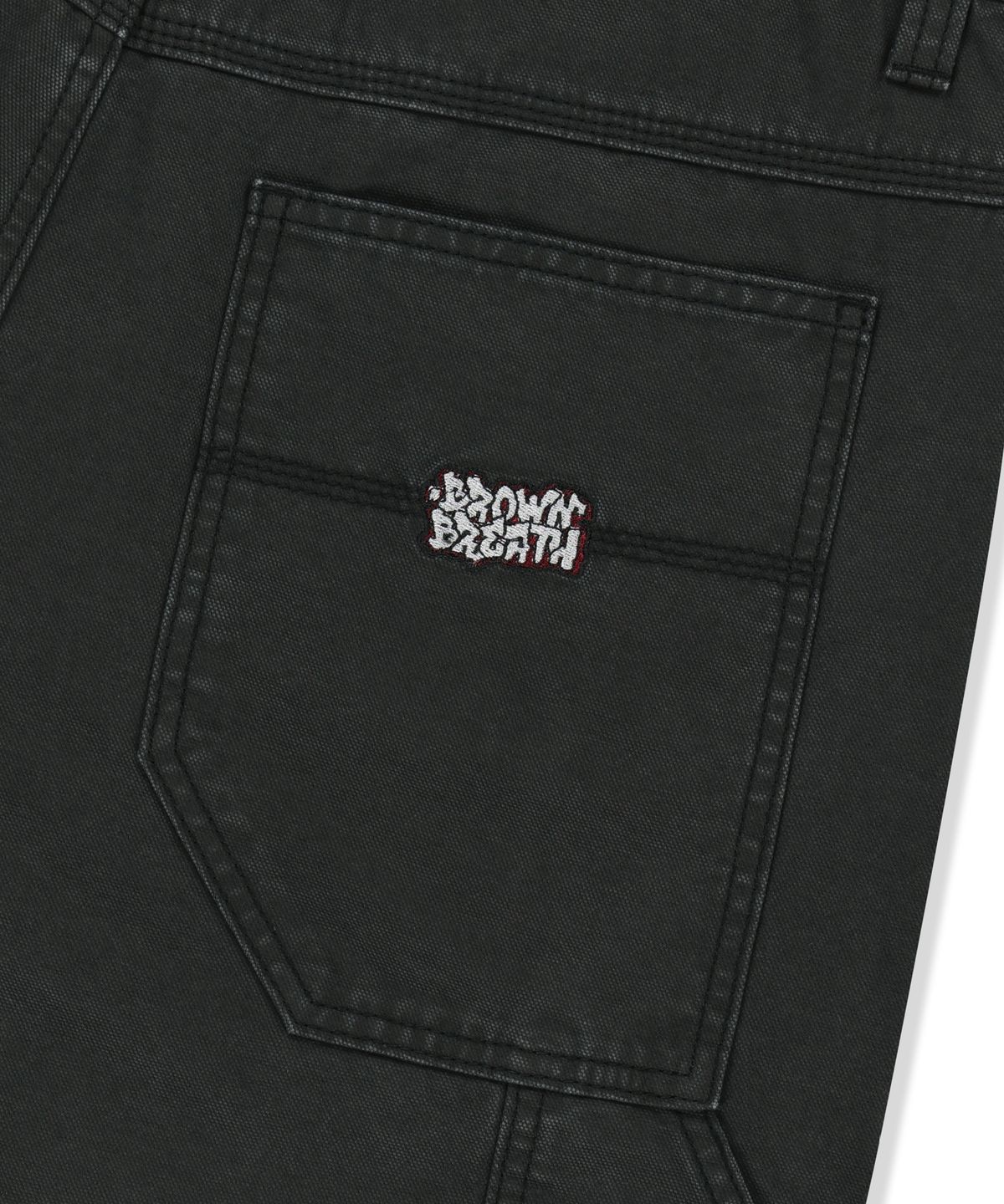 브라운브레스(BROWNBREATH) CARPENTER PIGMENT SHORTS - CHARCOAL