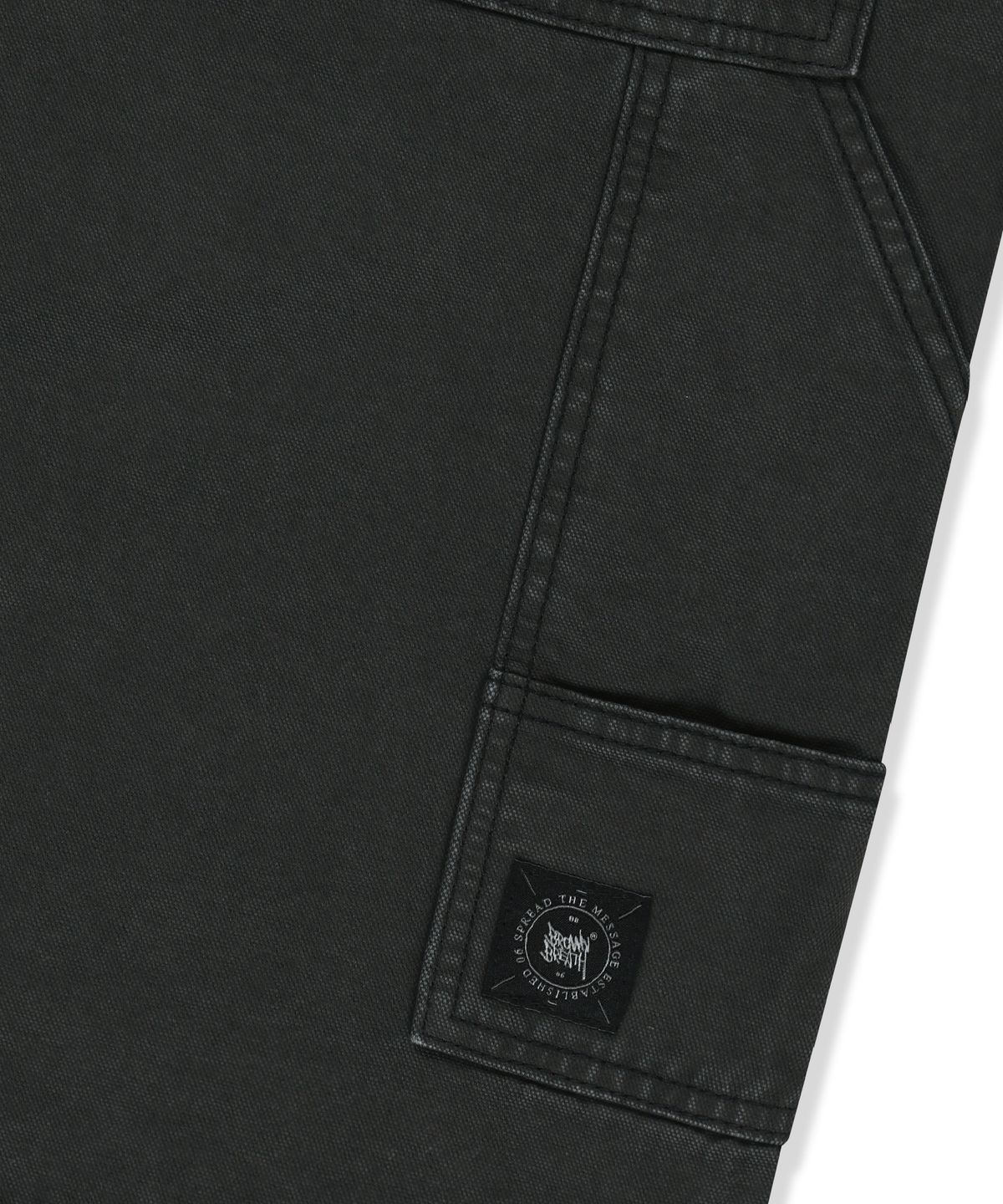 브라운브레스(BROWNBREATH) CARPENTER PIGMENT SHORTS - CHARCOAL