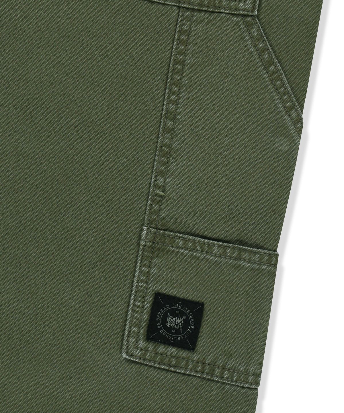 브라운브레스(BROWNBREATH) CARPENTER PIGMENT SHORTS - KHAKI