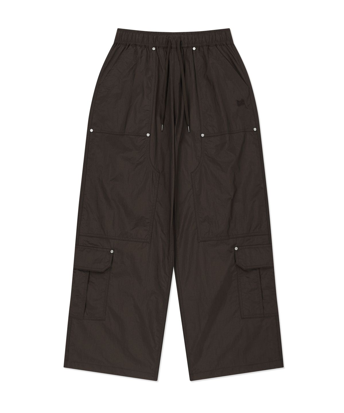 브라운브레스(BROWNBREATH) TAG DOUBLE KNEE NYLON PANTS - BROWN