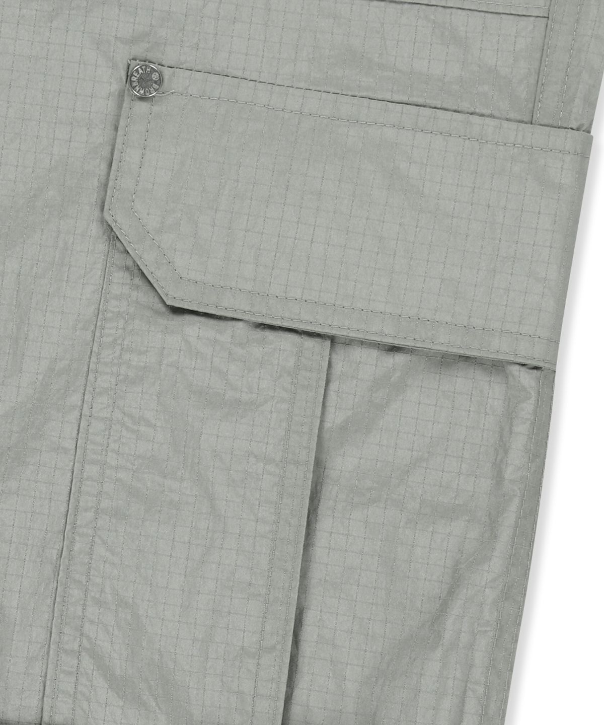 브라운브레스(BROWNBREATH) TAG DOUBLE KNEE NYLON PANTS - GREY