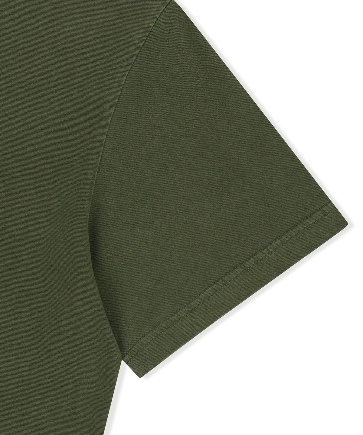 브라운브레스(BROWNBREATH) TAG PIGMENT TEE - KHAKI