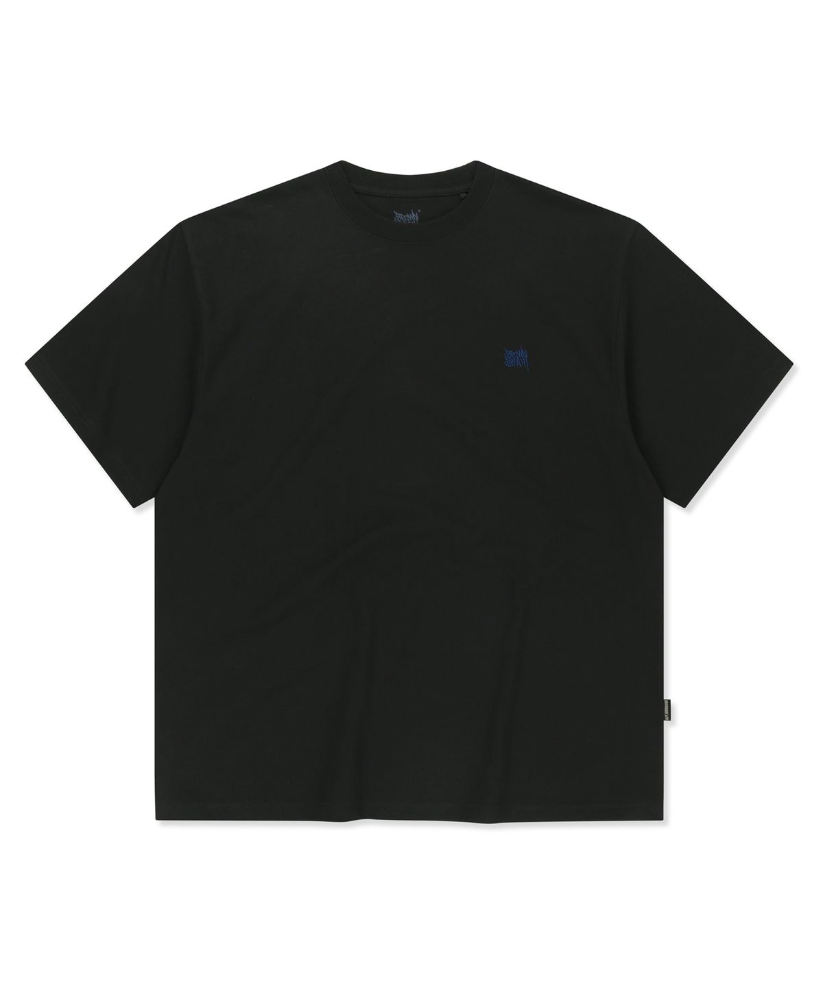 브라운브레스(BROWNBREATH) PATCHWORK TAG V.2 TEE - BLACK