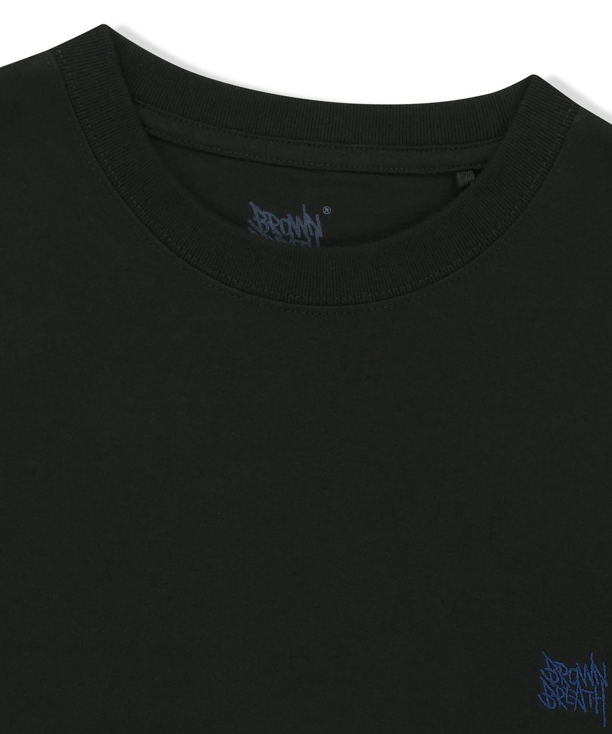 브라운브레스(BROWNBREATH) PATCHWORK TAG V.2 TEE - BLACK