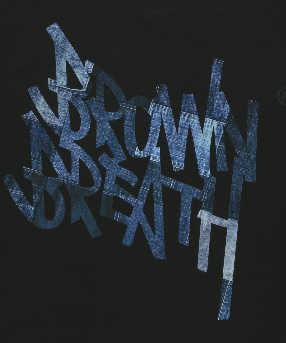 브라운브레스(BROWNBREATH) PATCHWORK TAG V.2 TEE - BLACK