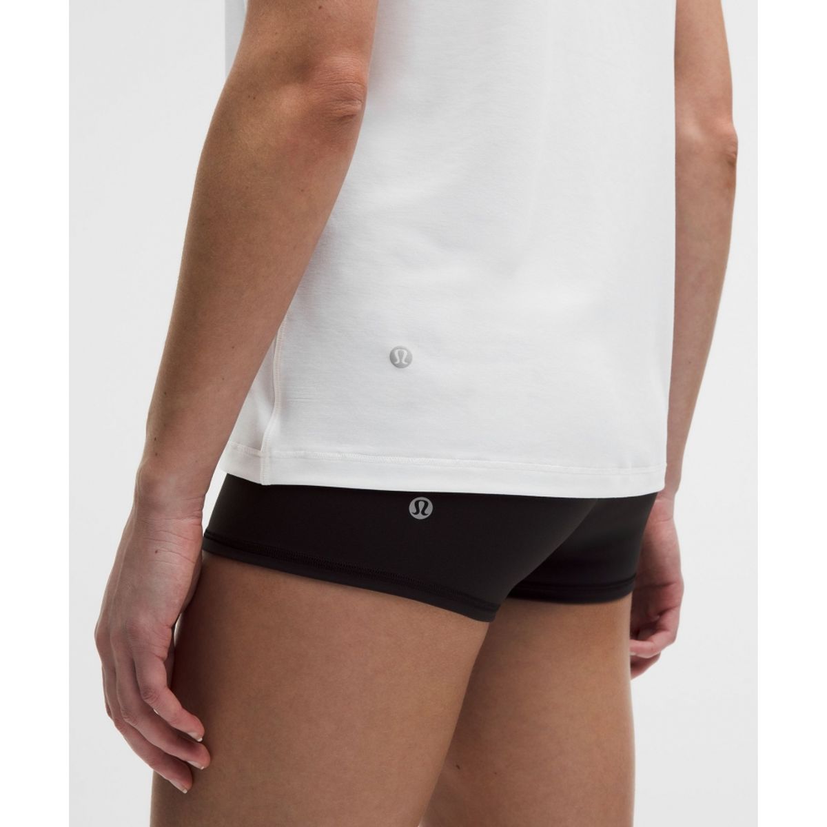 룰루레몬(LULULEMON) 저지 트레이닝 머슬 탱크탑 *롱  WHT