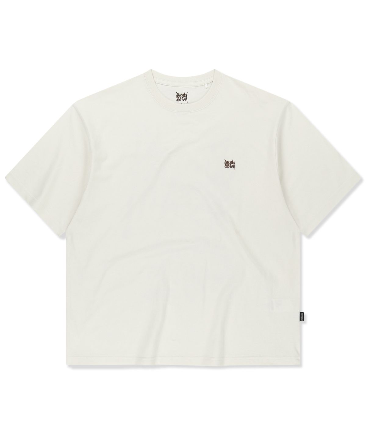 브라운브레스(BROWNBREATH) 20TH ANNIV TAG TEE - IVORY