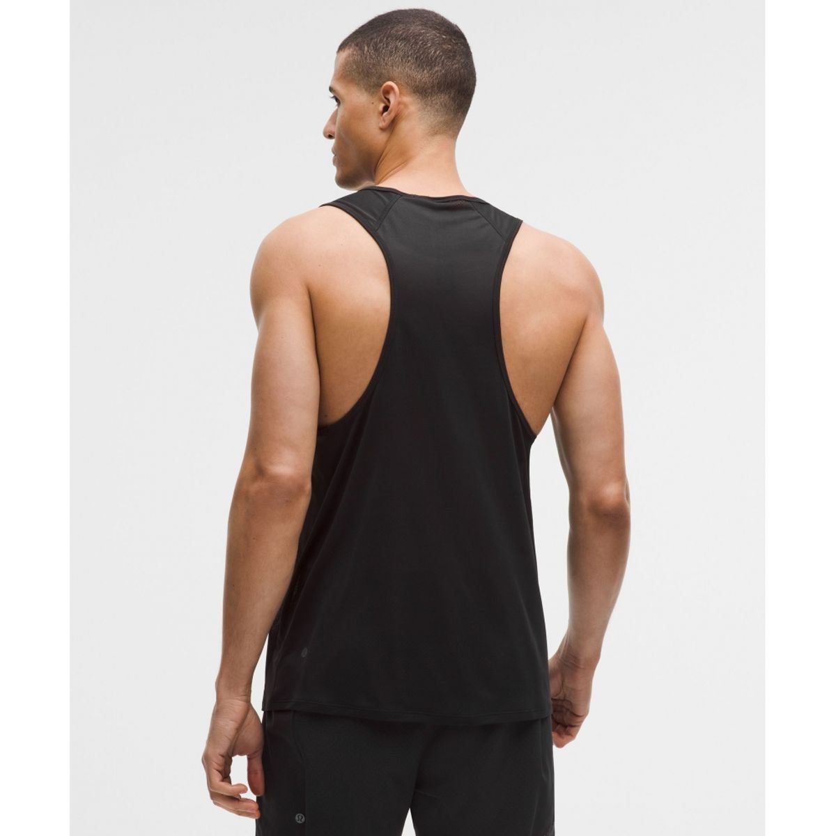 룰루레몬(LULULEMON) 패스트 앤 프리 탱크 *퍼포레이티드 스트라이프  BLK