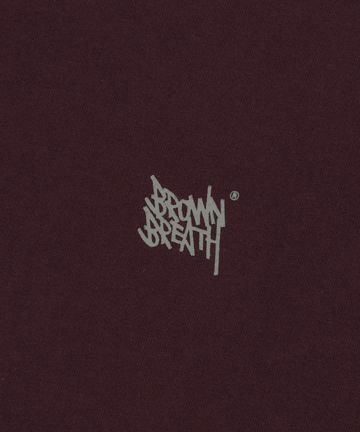 브라운브레스(BROWNBREATH) SLEEPY TAG TEE - BURGUNDY