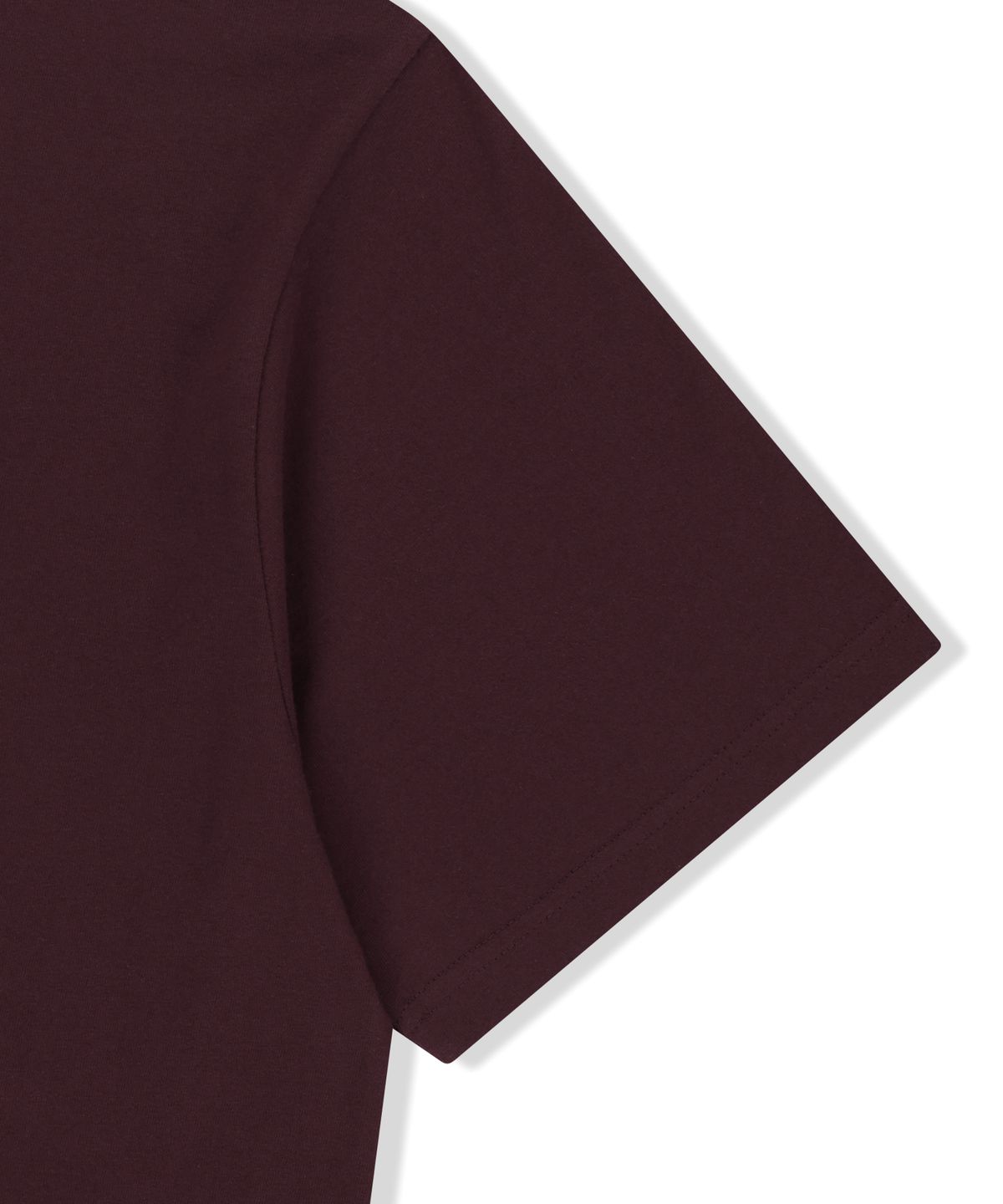 브라운브레스(BROWNBREATH) SLEEPY TAG TEE - BURGUNDY
