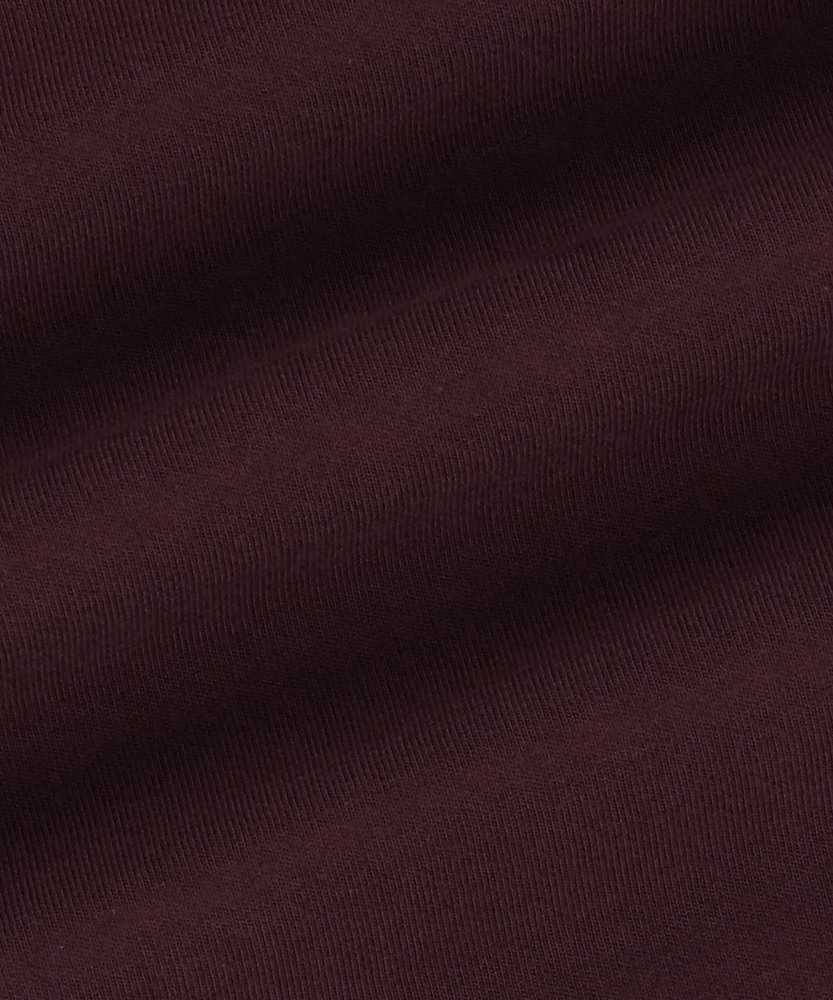 브라운브레스(BROWNBREATH) SLEEPY TAG TEE - BURGUNDY