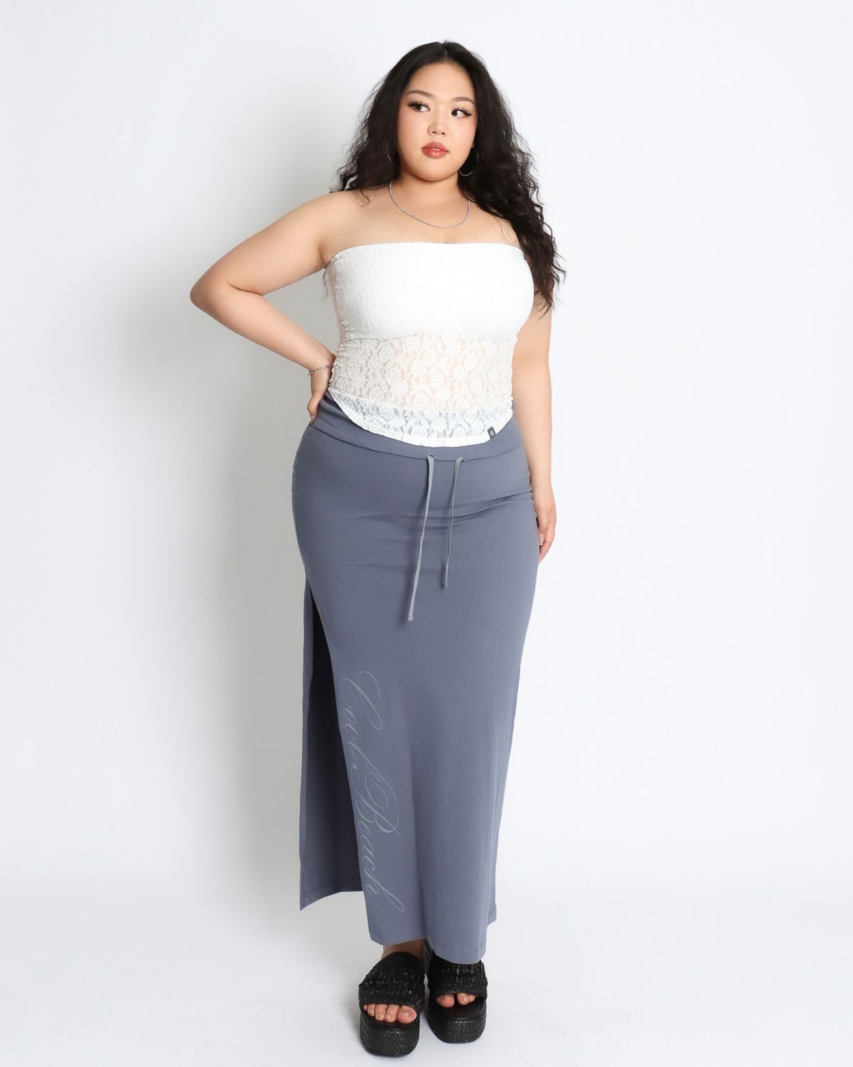쿨시스(COOLSIS) CS LACE TANK TOP-048 (WHITE)
