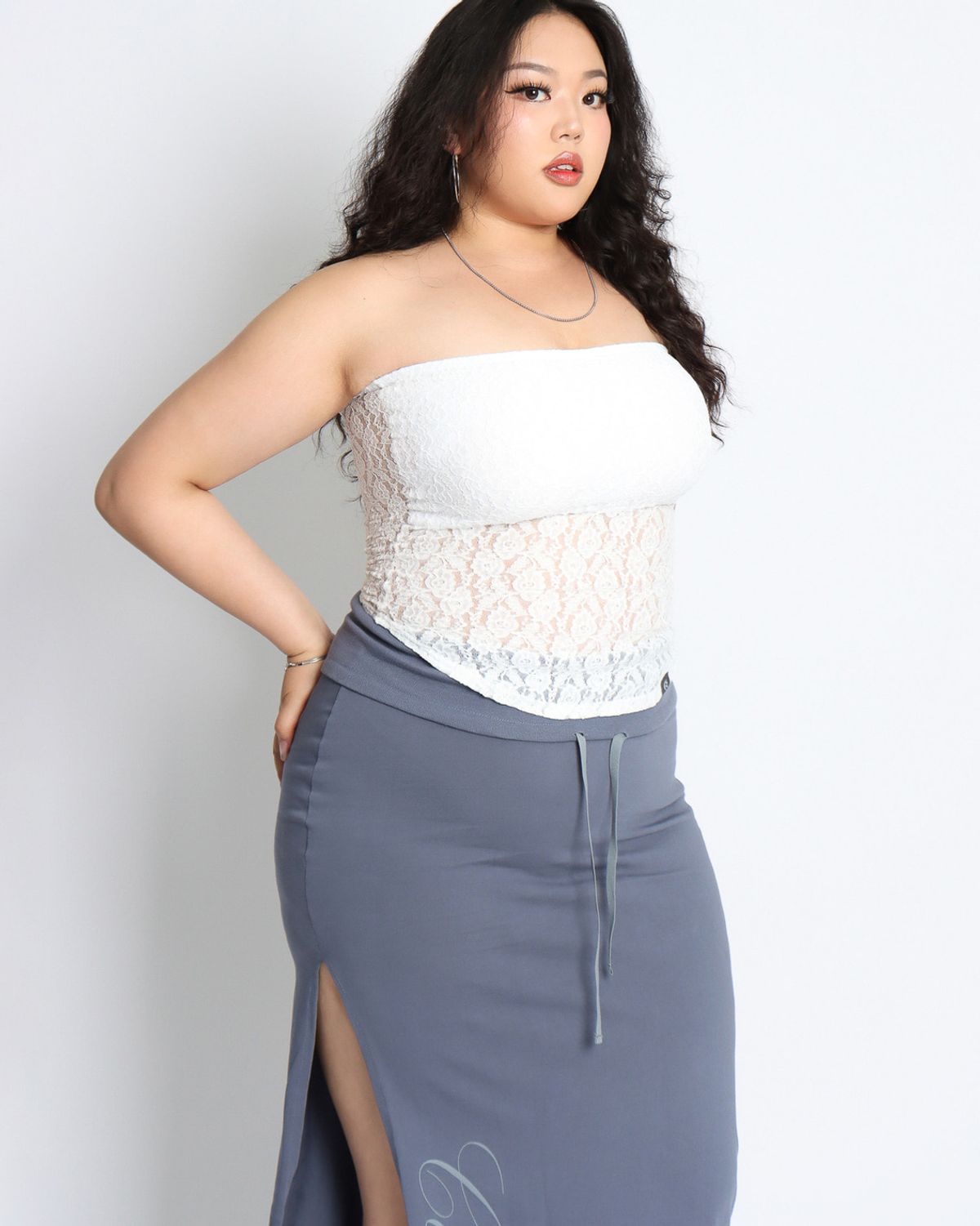 쿨시스(COOLSIS) CS LACE TANK TOP-048 (WHITE)