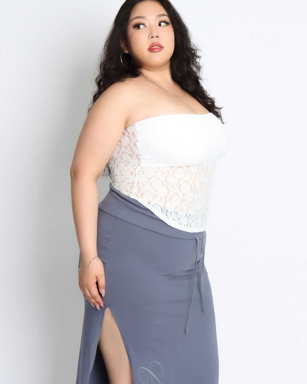 쿨시스(COOLSIS) CS LACE TANK TOP-048 (WHITE)