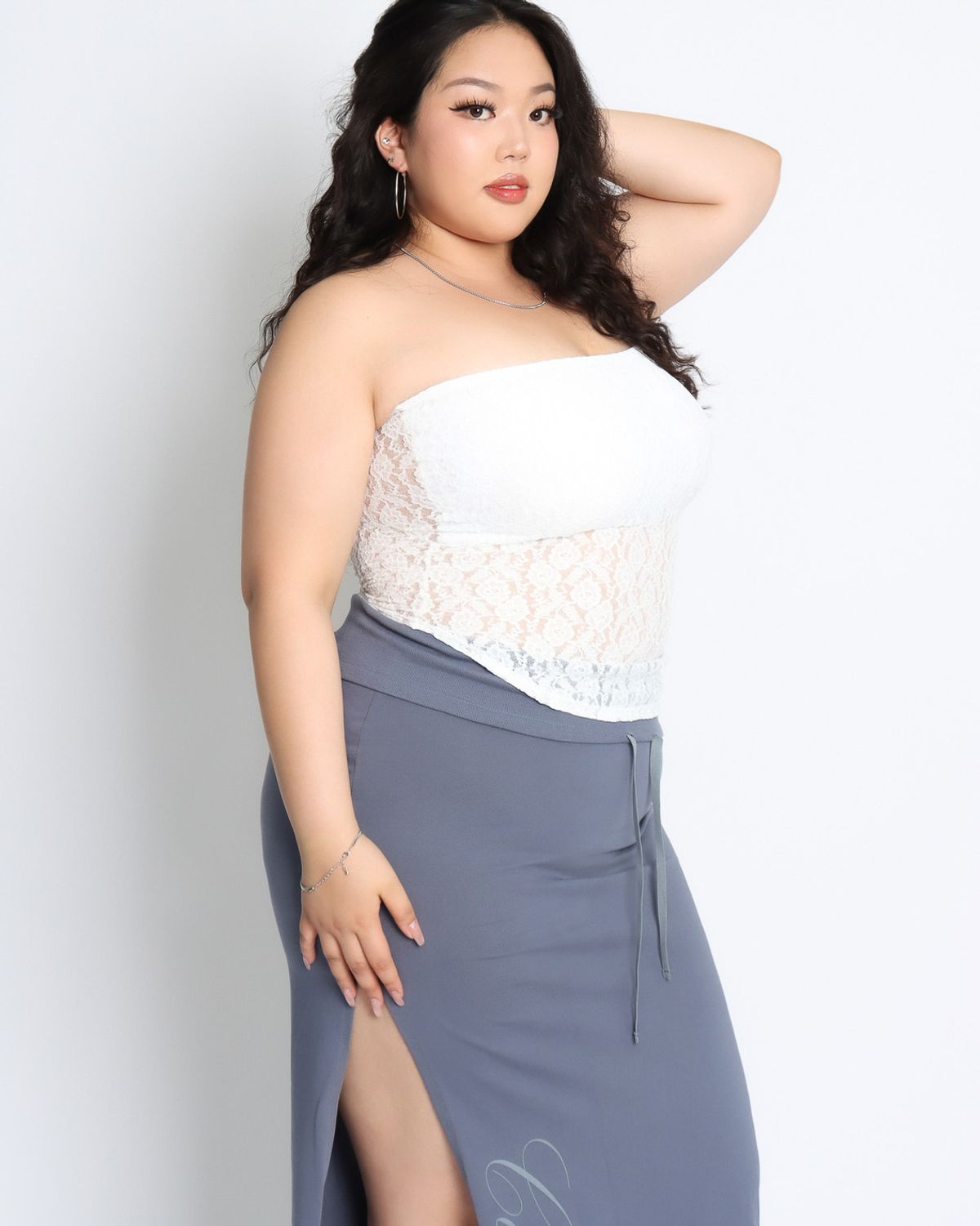 쿨시스(COOLSIS) CS LACE TANK TOP-048 (WHITE)