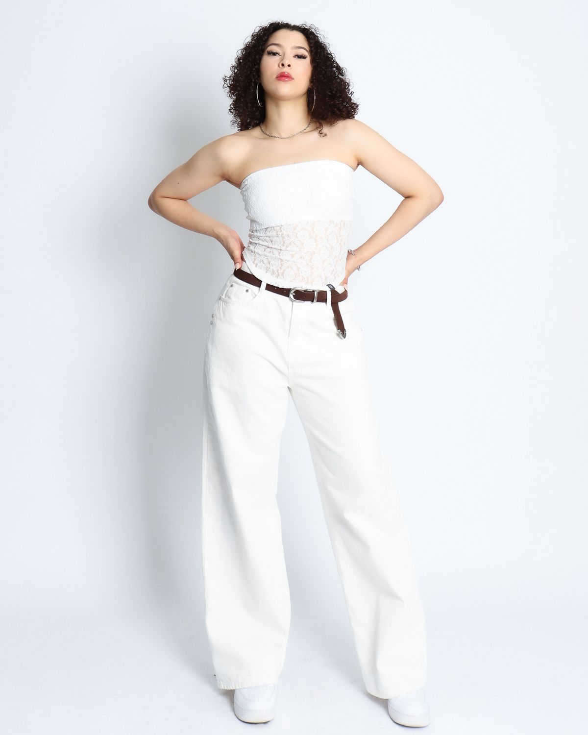쿨시스(COOLSIS) CS LACE TANK TOP-048 (WHITE)