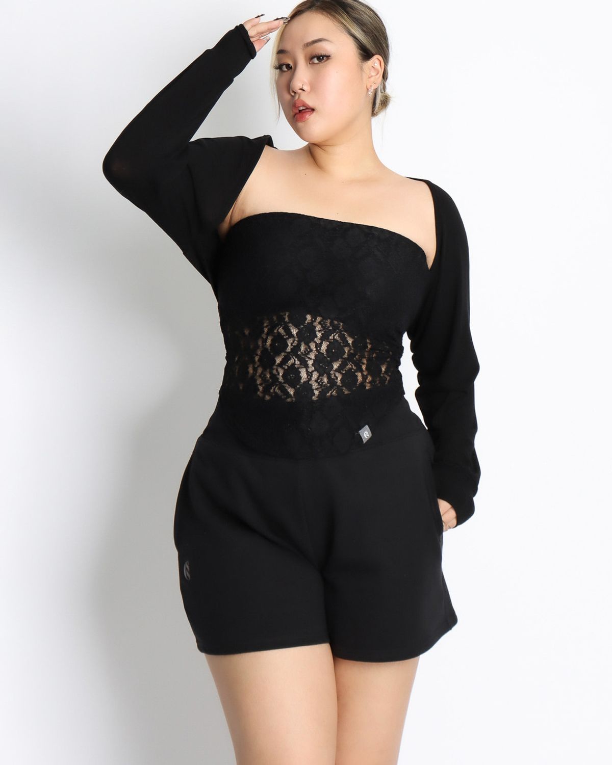 쿨시스(COOLSIS) CS LACE TANK TOP-048 (BLACK)