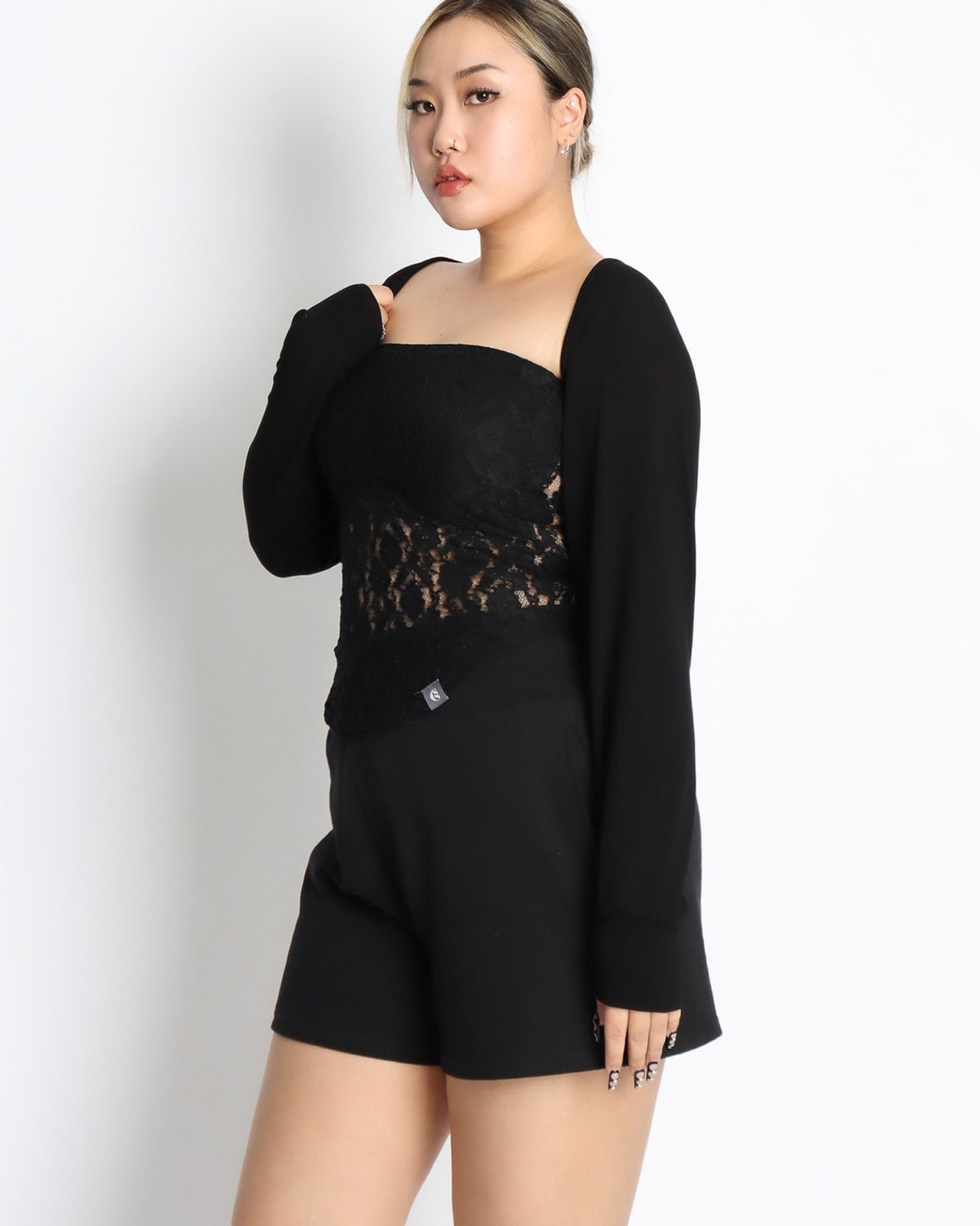 쿨시스(COOLSIS) CS LACE TANK TOP-048 (BLACK)