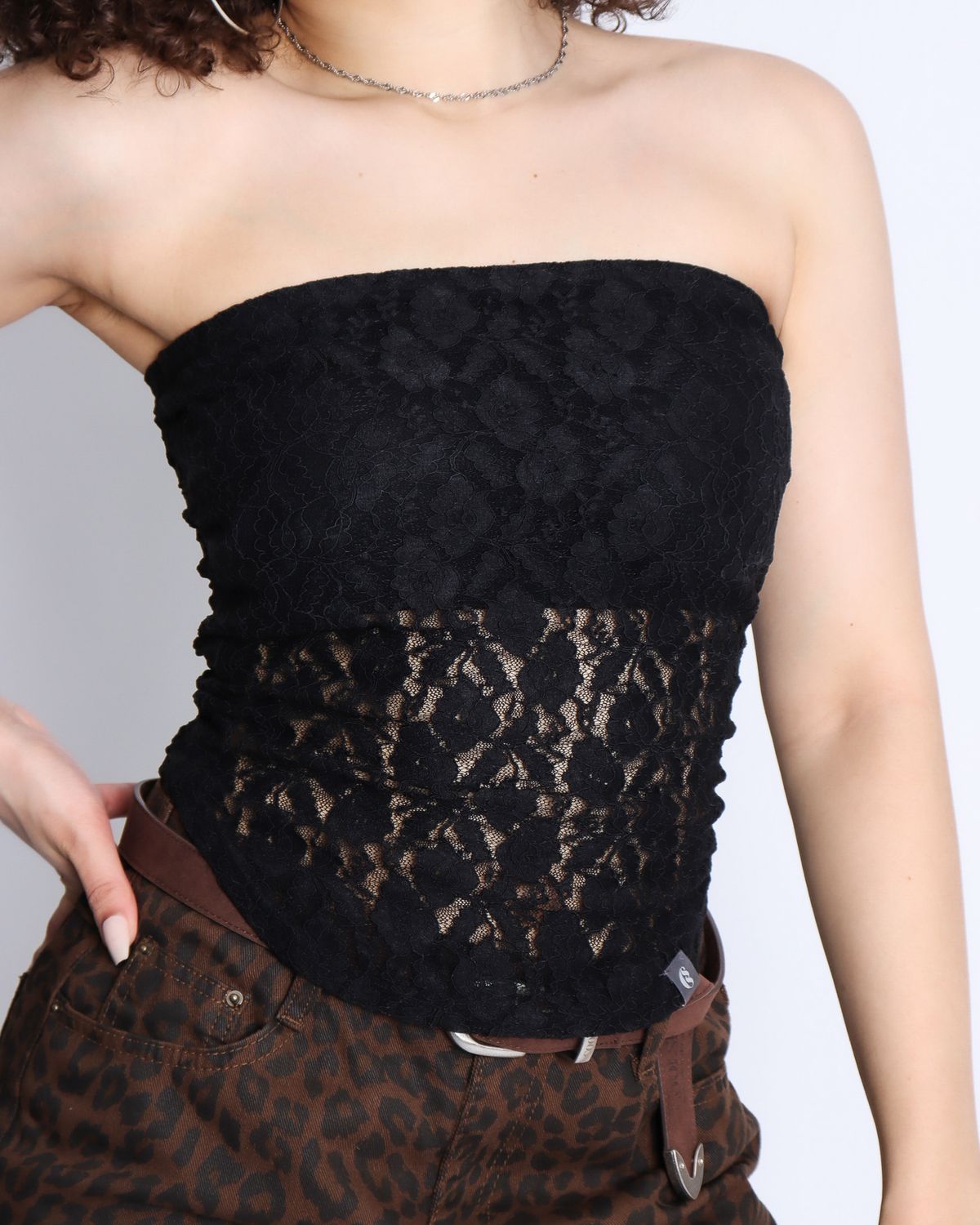 쿨시스(COOLSIS) CS LACE TANK TOP-048 (BLACK)