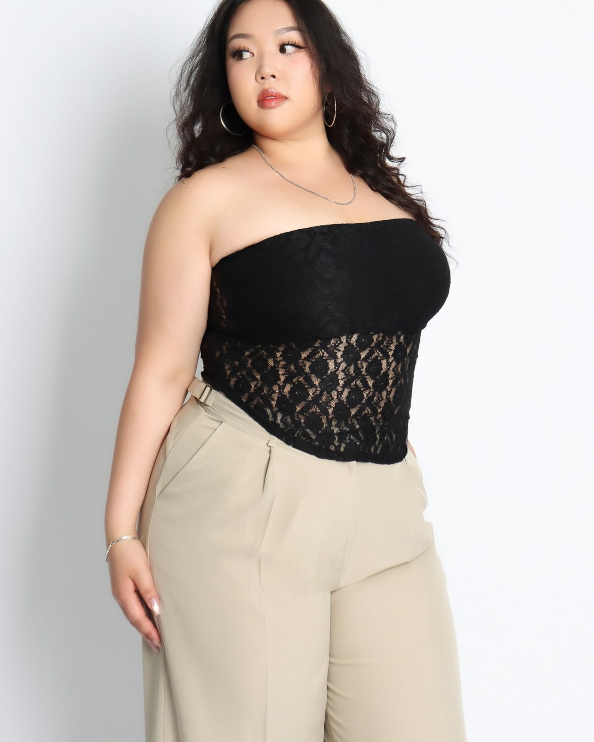 쿨시스(COOLSIS) CS LACE TANK TOP-048 (BLACK)