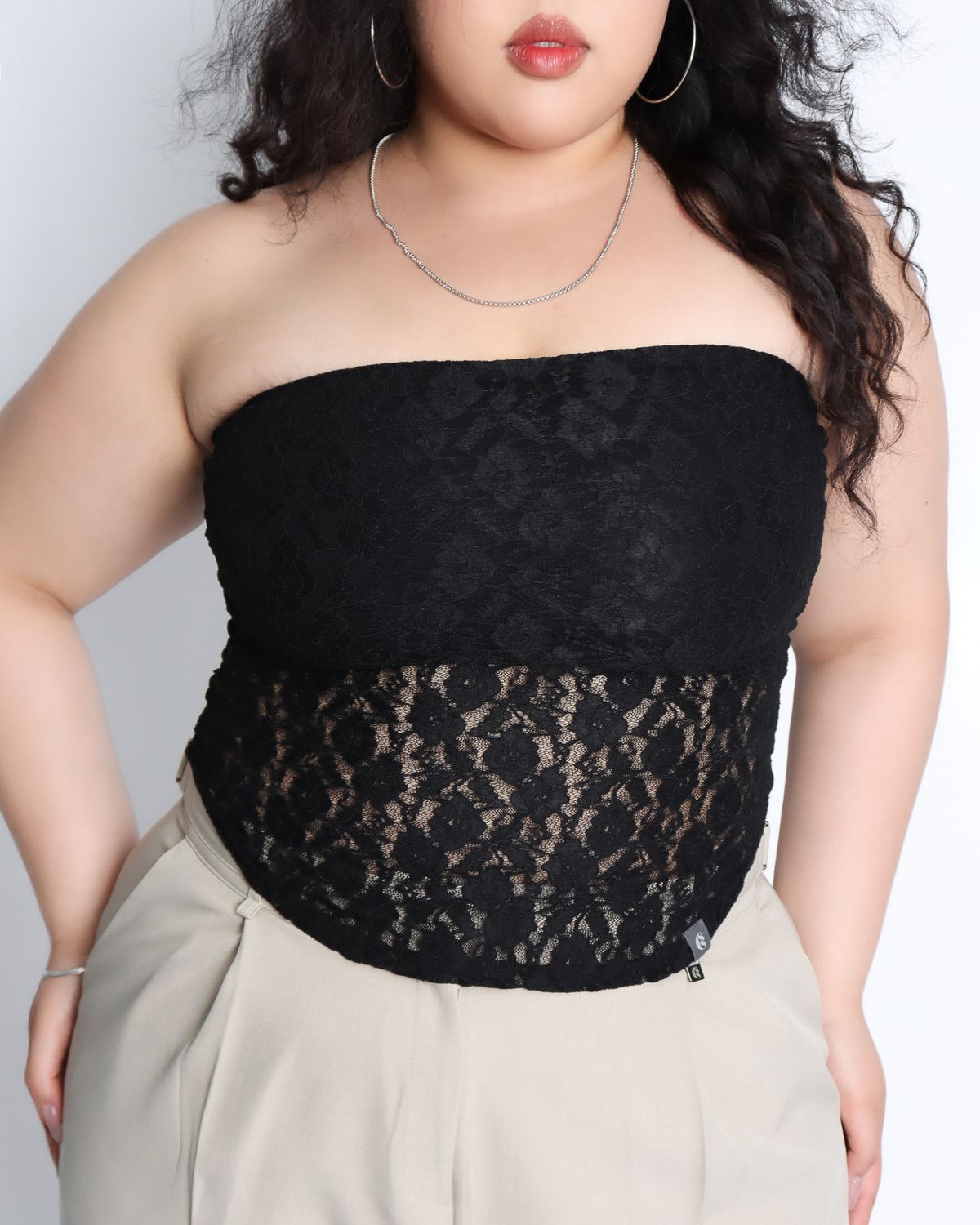 쿨시스(COOLSIS) CS LACE TANK TOP-048 (BLACK)