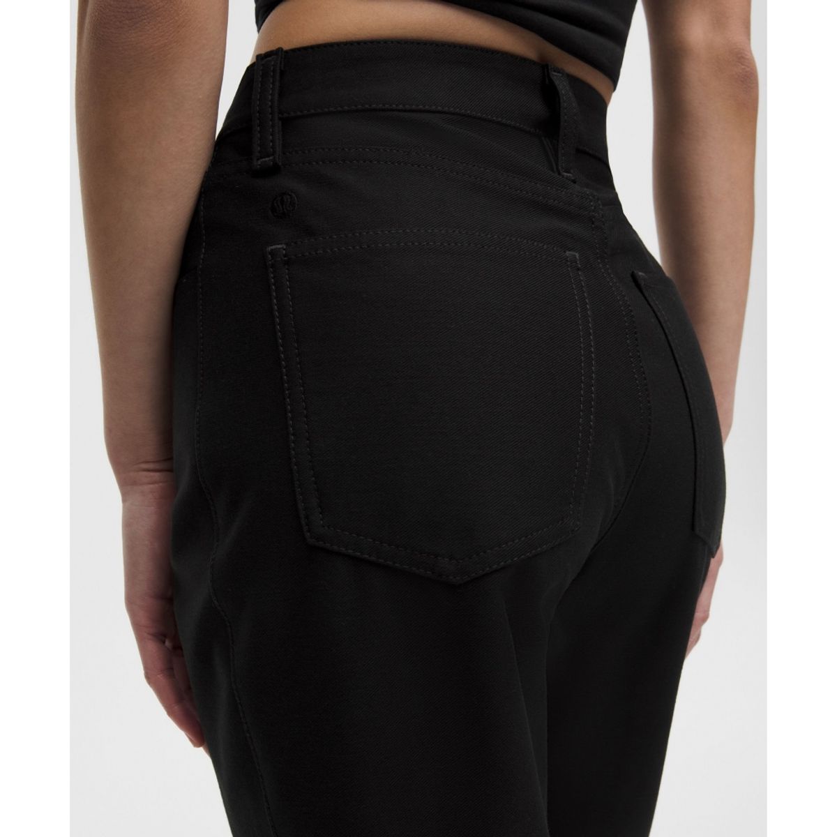 룰루레몬(LULULEMON) 이지파이브 하이라이즈 서틀 플레어 팬츠 *아시아 핏  BLK