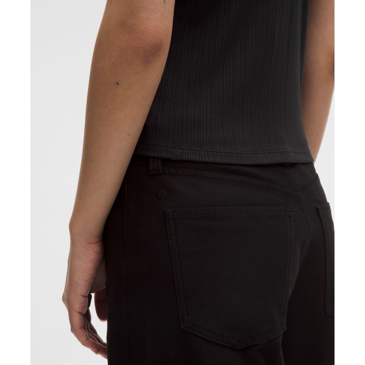 룰루레몬(LULULEMON) 홀드 타이트 마이크로 립 레이서백 탱크탑  BLK