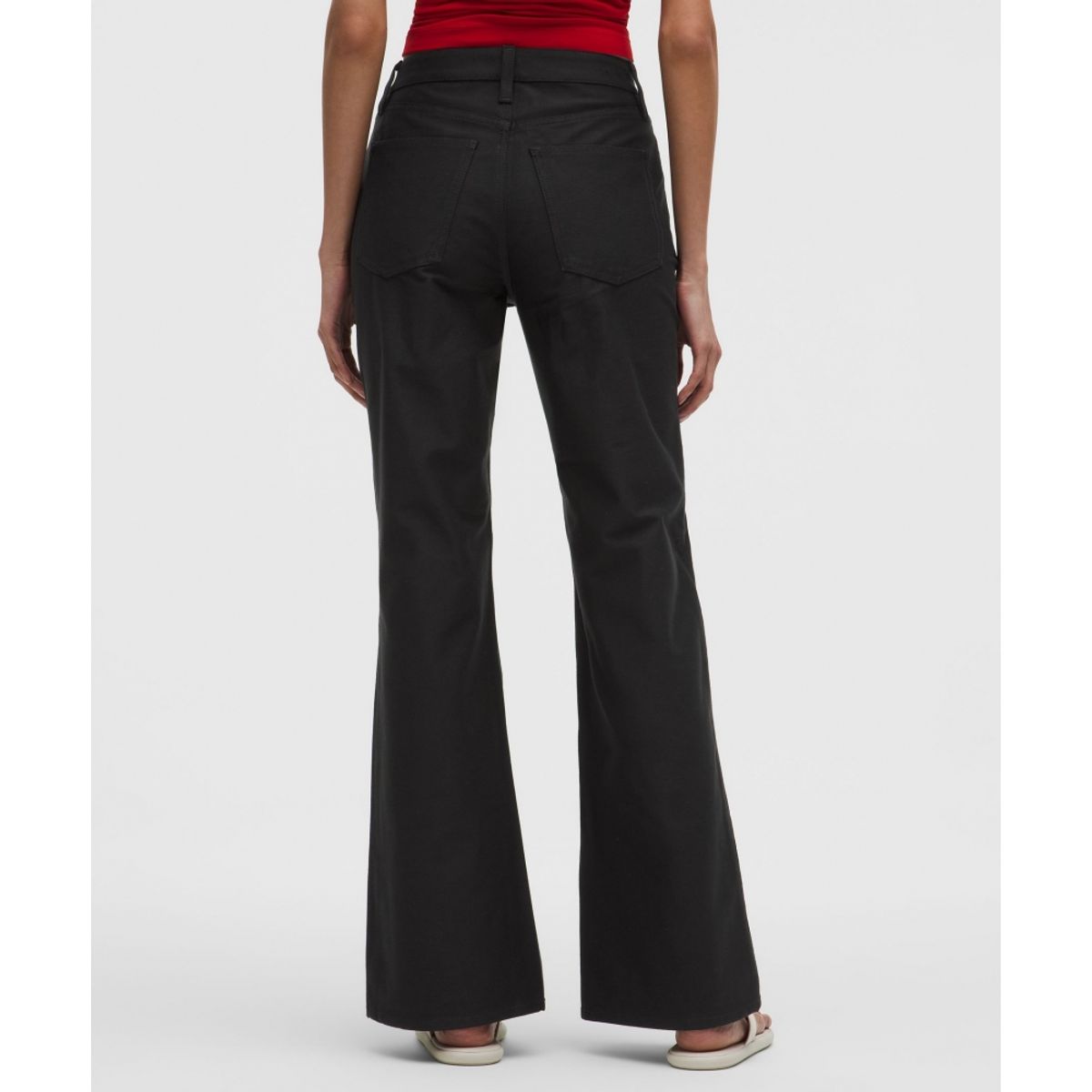 룰루레몬(LULULEMON) 이지파이브 하이라이즈 서틀 플레어 팬츠 *레귤러  BLK