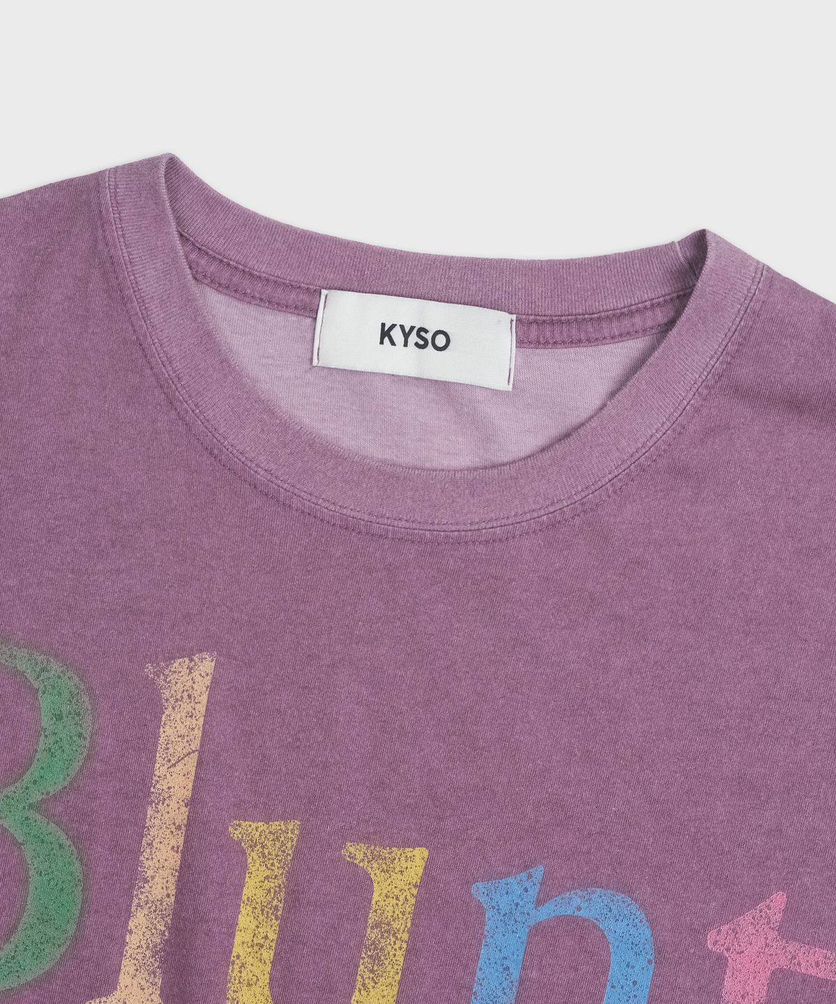 카이소(KYSO) (W) 블런트 티셔츠 더스티 퍼플