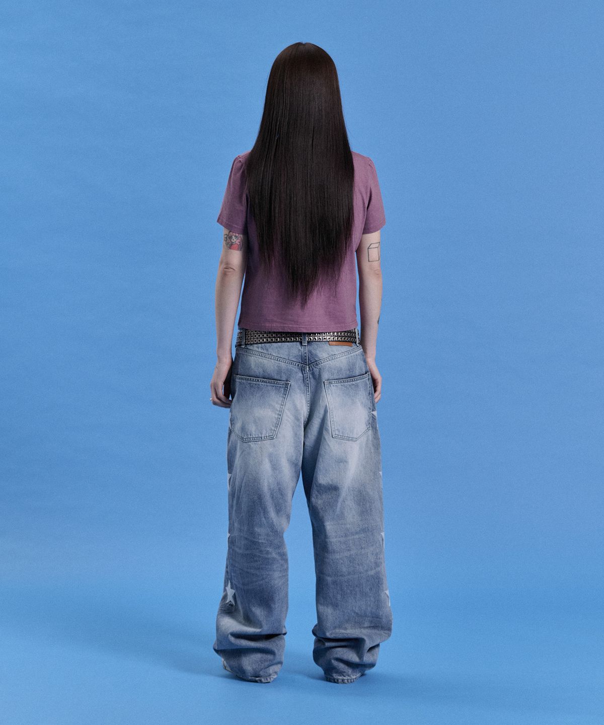 카이소(KYSO) (W) 블런트 티셔츠 더스티 퍼플