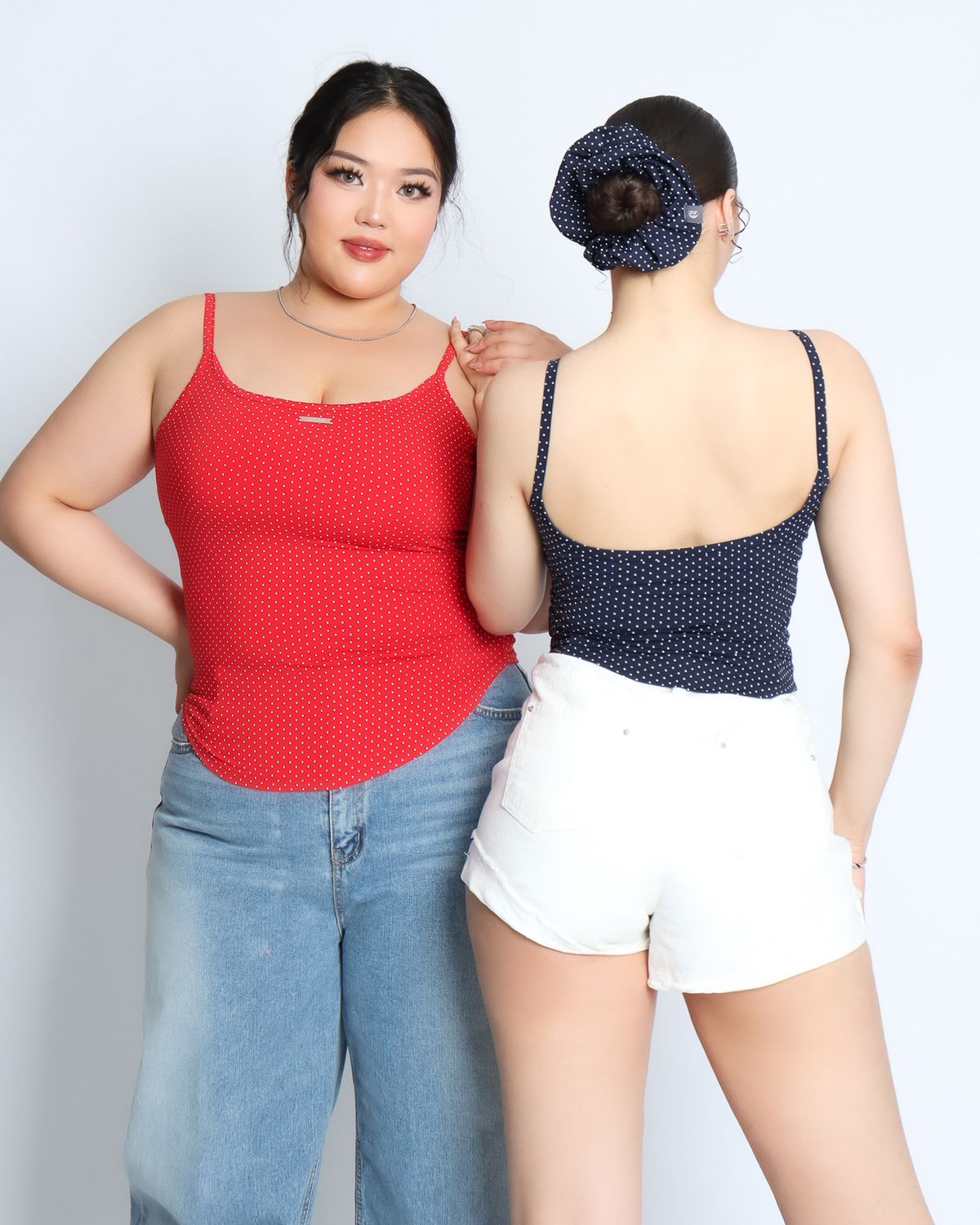 쿨시스(COOLSIS) CS COOL BRA TOP-047 (NAVY DOT)