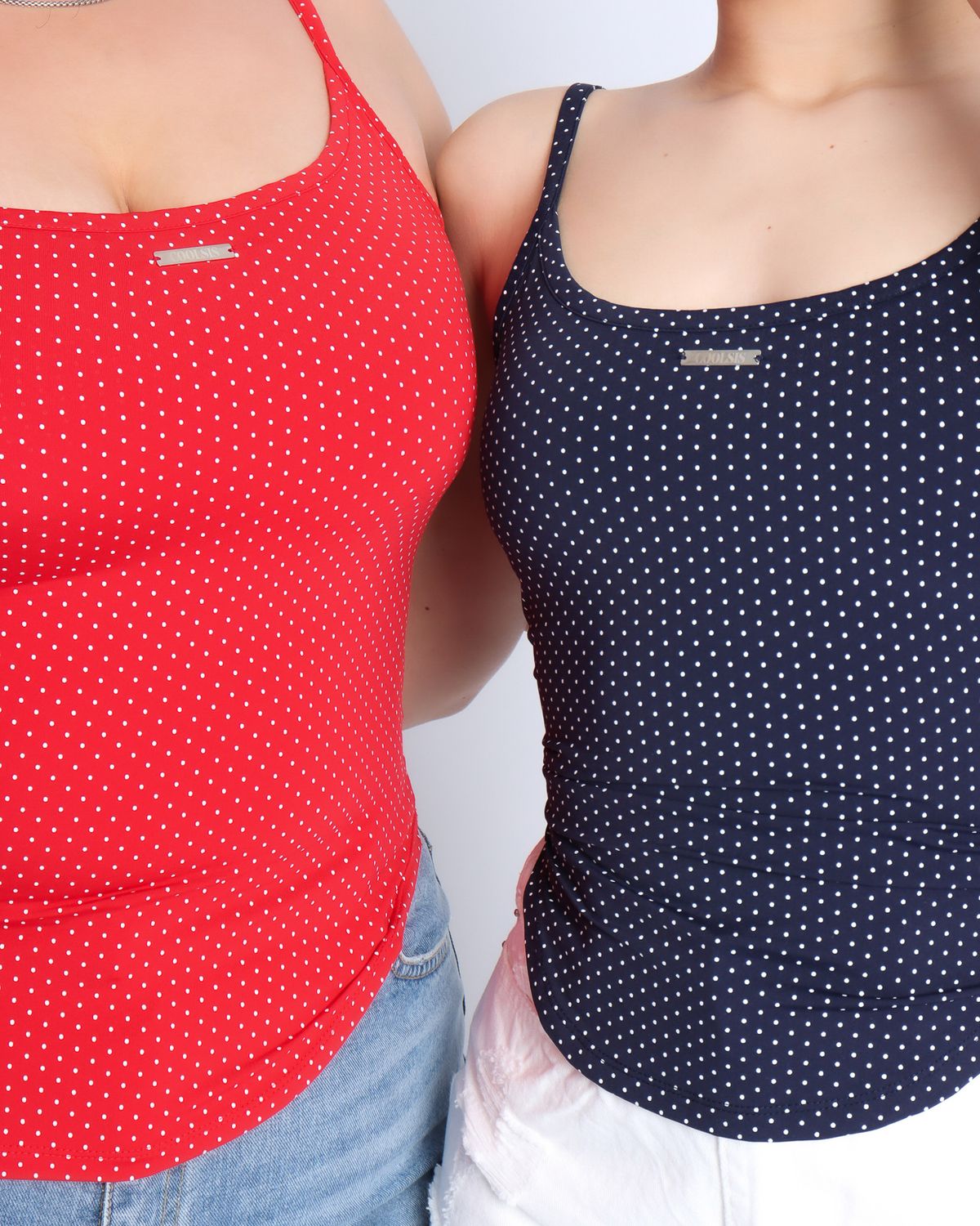 쿨시스(COOLSIS) CS COOL BRA TOP-047 (NAVY DOT)