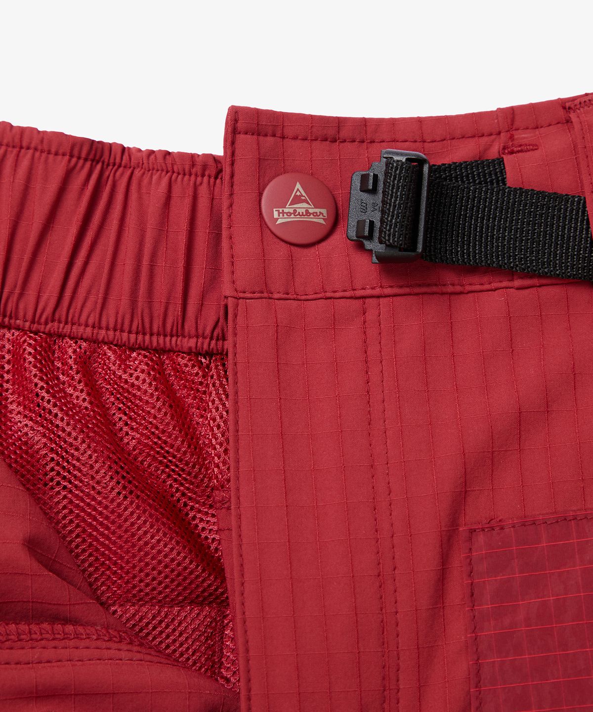 홀루바(HOLUBAR) Fatigue Lined Short Pants Red
