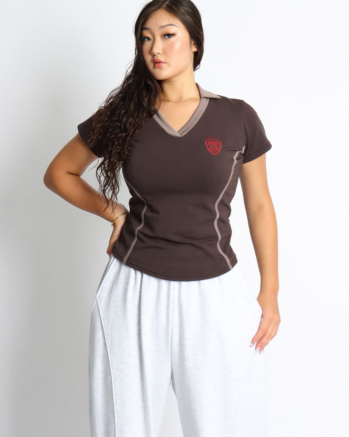 쿨시스(COOLSIS) CS 02 SPORTY TOP-051 (BROWN)