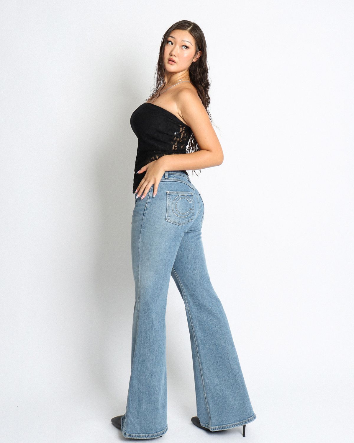 쿨시스(COOLSIS) CS STRAIGHT C JEANS-053