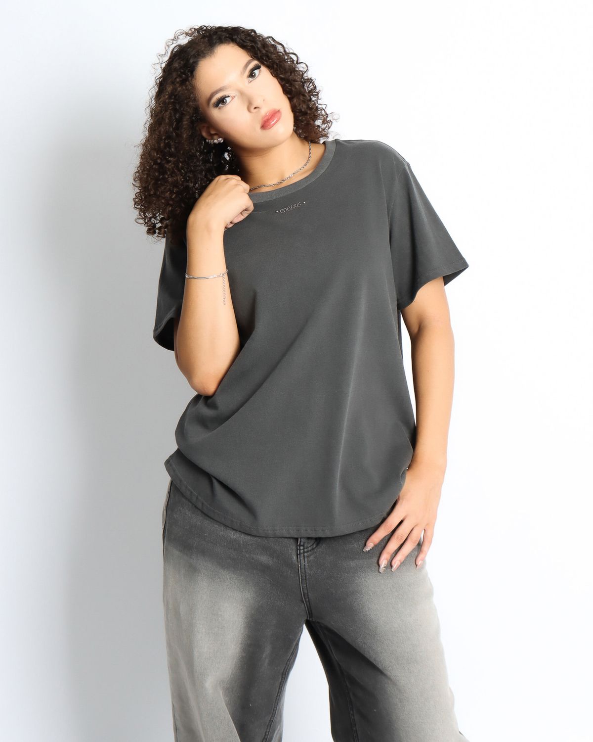 쿨시스(COOLSIS) CS PIGMENT BAGGY TOP-049