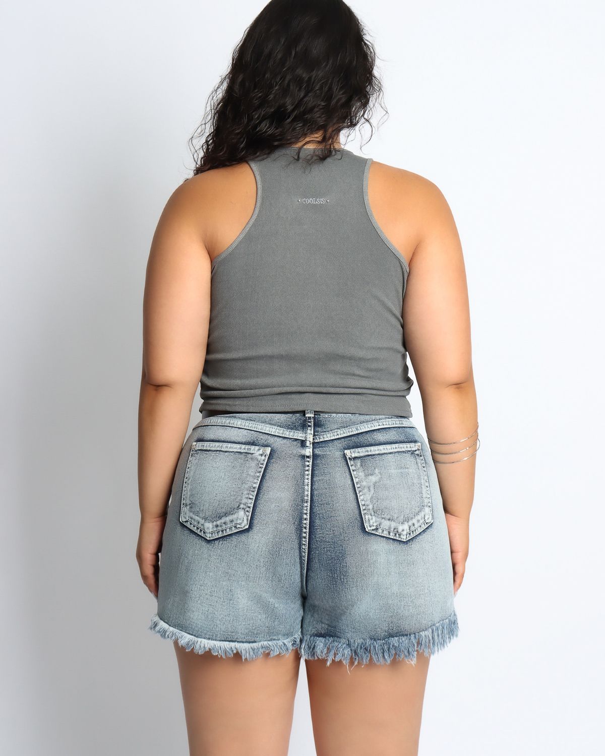 쿨시스(COOLSIS) CS PIGMENT SLEEVELESS-050 (GREY)