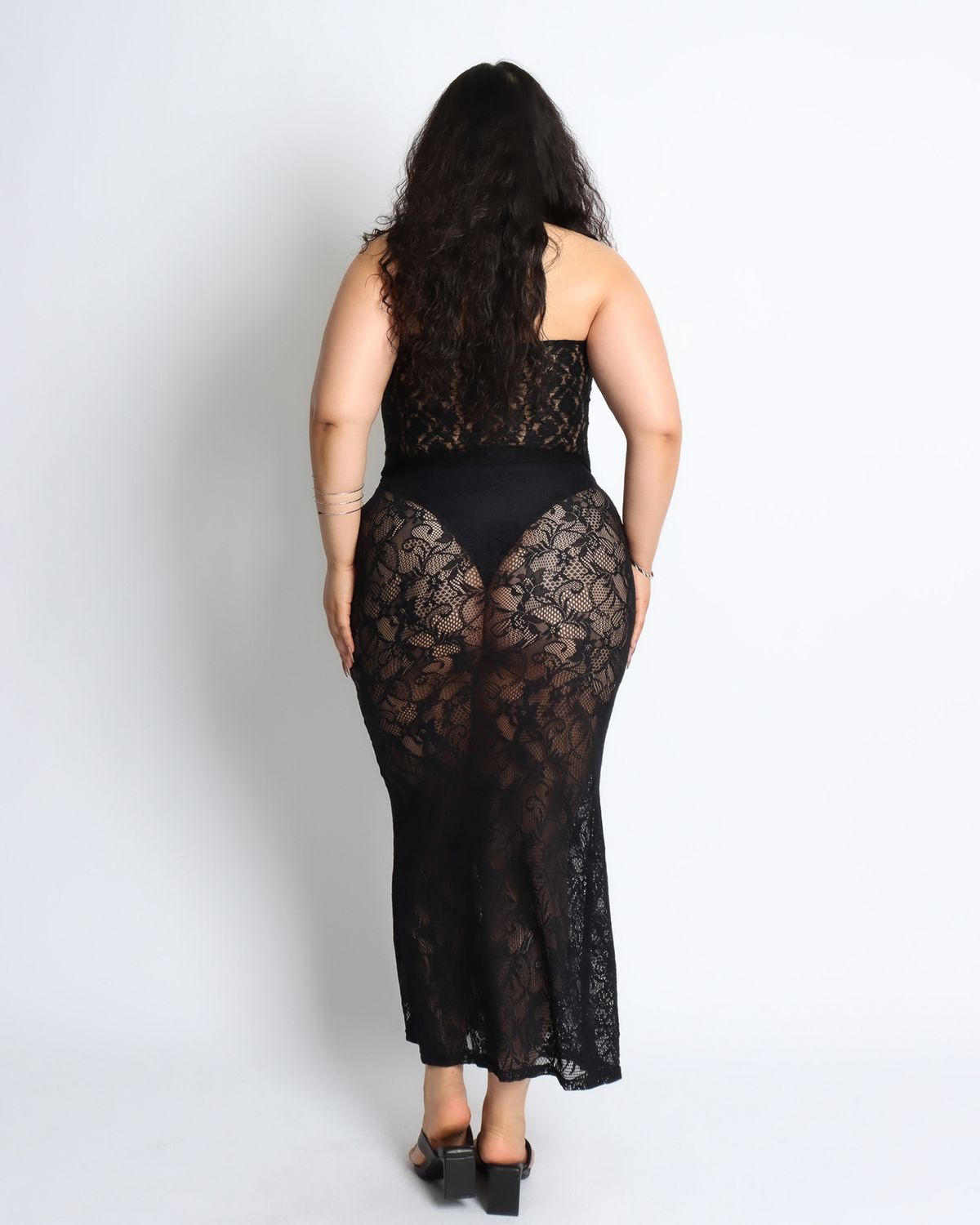 쿨시스(COOLSIS) CS BARELACE BIKINI SKIRTS (BLACK)
