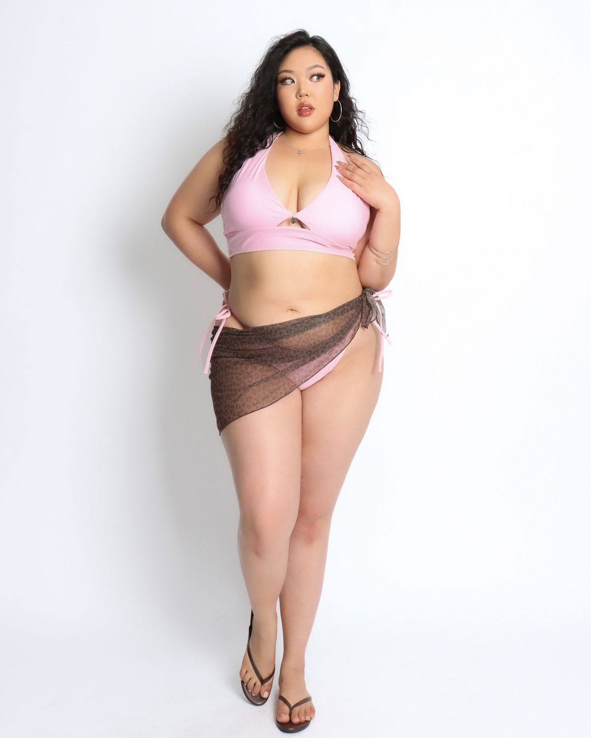 쿨시스(COOLSIS) CS KEYHOLE BIKINI TOP (PINK)